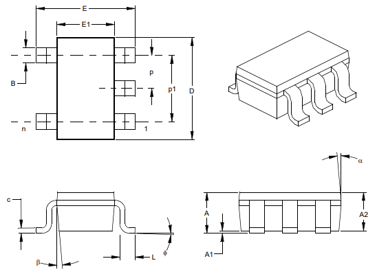 （Microchip）溫度傳感器TC77-5.0MCTTR-VAO 數字，本地 -40°C ~ 125°C 12 b SOT-23-5