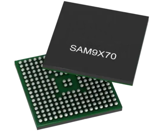 Microchip SAM9X75-I/4PB超低功耗微處理器（MPU） 、運(yùn)行頻率高達(dá)800MHz。