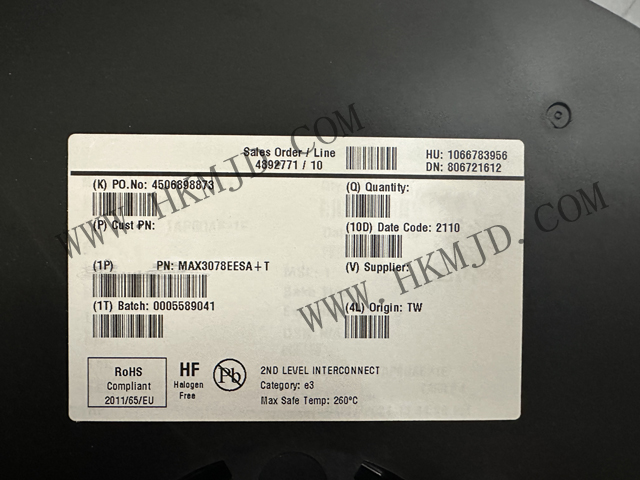【供應收發(fā)器】美信半導體 MAX3078EESA RS-422/RS-485 接口 IC
