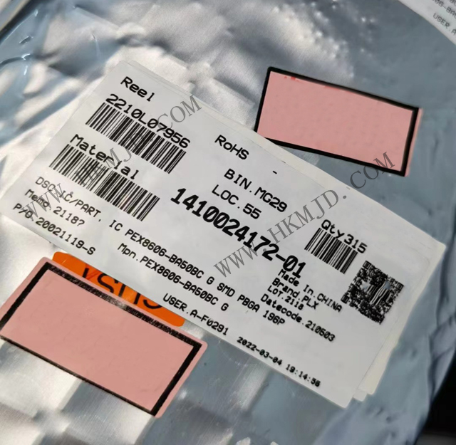Broadcom PEX8606-BA50BCG 6通道，6端口PCI Express Gen2 交換機(jī)