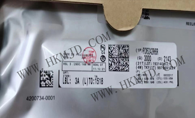 PCM5242RHBR (TI) 4.2VRMS DirectPath?、32 位、384kHz、114dB 音頻立體聲 DAC
