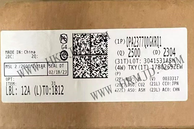 汽車放大器_OPA2377QDGKRQ1_軌到軌輸入/輸出、低噪聲、5MHz CMOS 運(yùn)算放大器