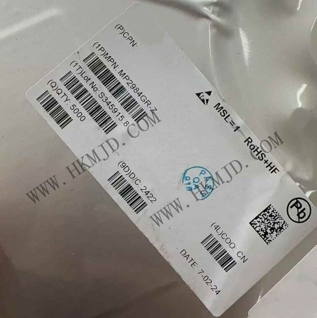 [供應] MP2984GR (MPS) 36V，四開關同步降壓-升壓型控制器