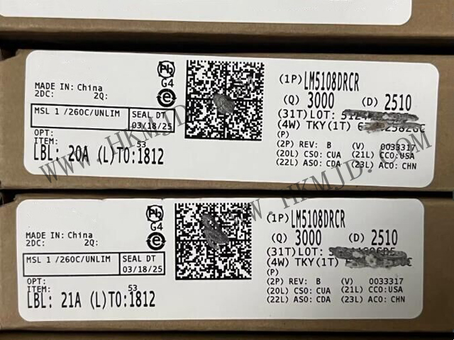 [供應(yīng) TI 電源管理IC] 供應(yīng)TI LM5108DRCR 2.6A，110V 半橋柵極驅(qū)動器