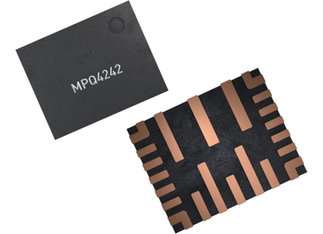 MPQ4242GVE-0000-AEC1：集成升降壓變換器的 5A、36V 、全集成 USB PD 解決方案