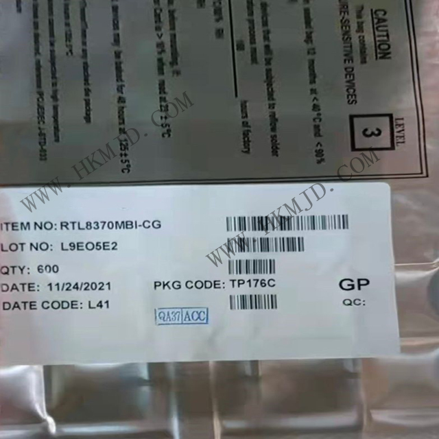 Realtek RTL8370MBI 高性能8+2端口千兆以太網(wǎng)交換芯片，明佳達(dá)電子現(xiàn)貨供應(yīng)